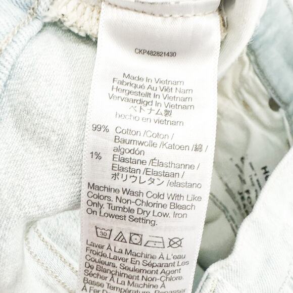 Madewell The Perfect Vintage Jean Light Wash Straight Leg Denim Size 26 - Picture 7 of 9